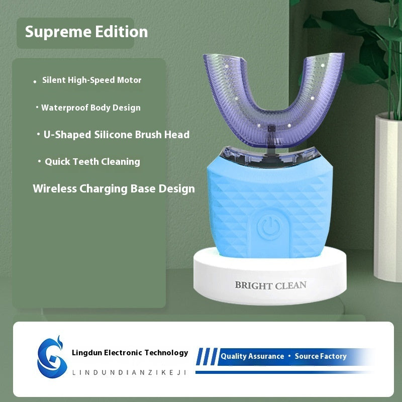 Adult U-shaped Electric Toothbrush Sonic Soft Hair Men And Women