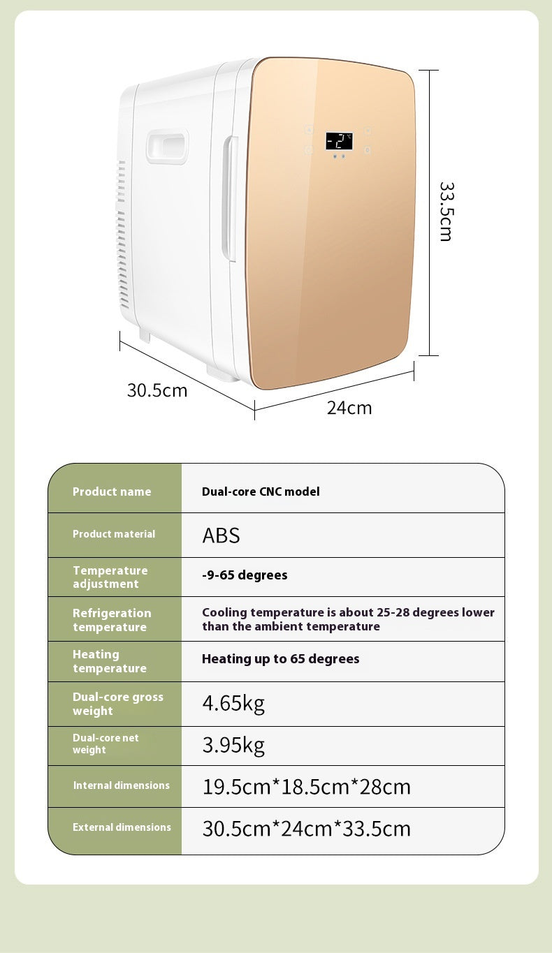 15L Car Refrigerator Digital Display For Dormitory Single Household Refrigerator Mini Refrigeration