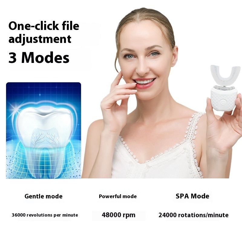 Adult U-shaped Electric Toothbrush Sonic Soft Hair Men And Women