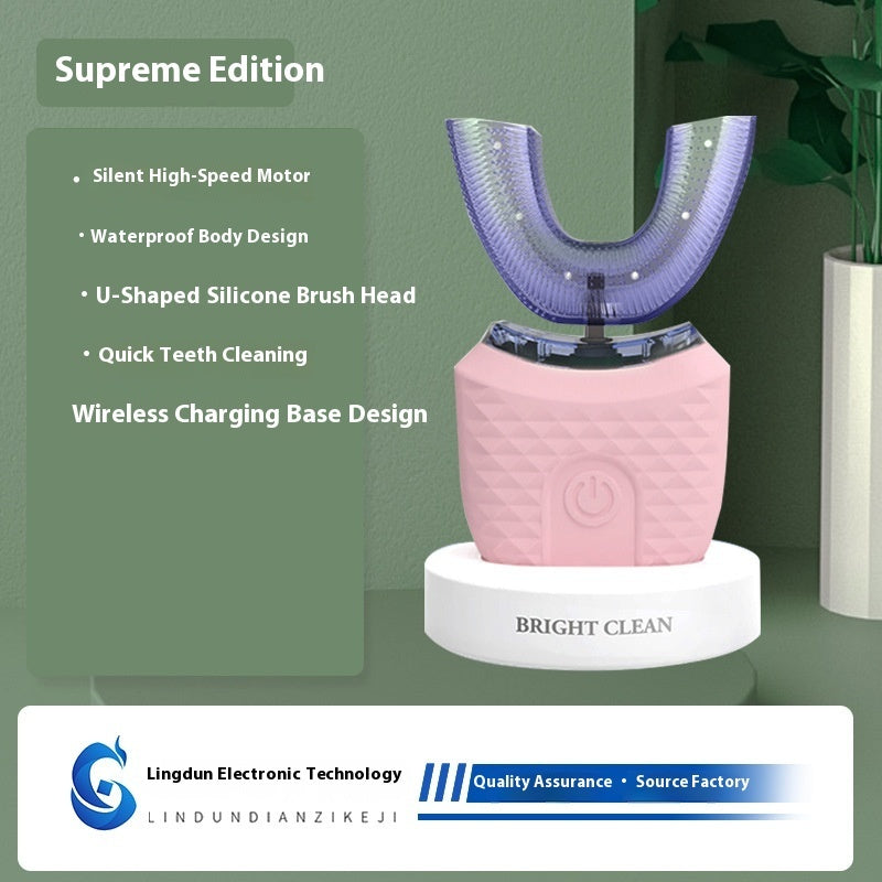 Adult U-shaped Electric Toothbrush Sonic Soft Hair Men And Women