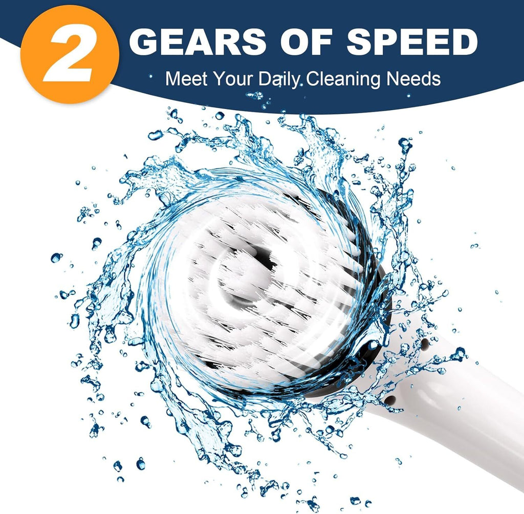 Cordless Electric Spin Scrubber Turbo Scrub Cleaning Brushs Chargeable Bathroom
