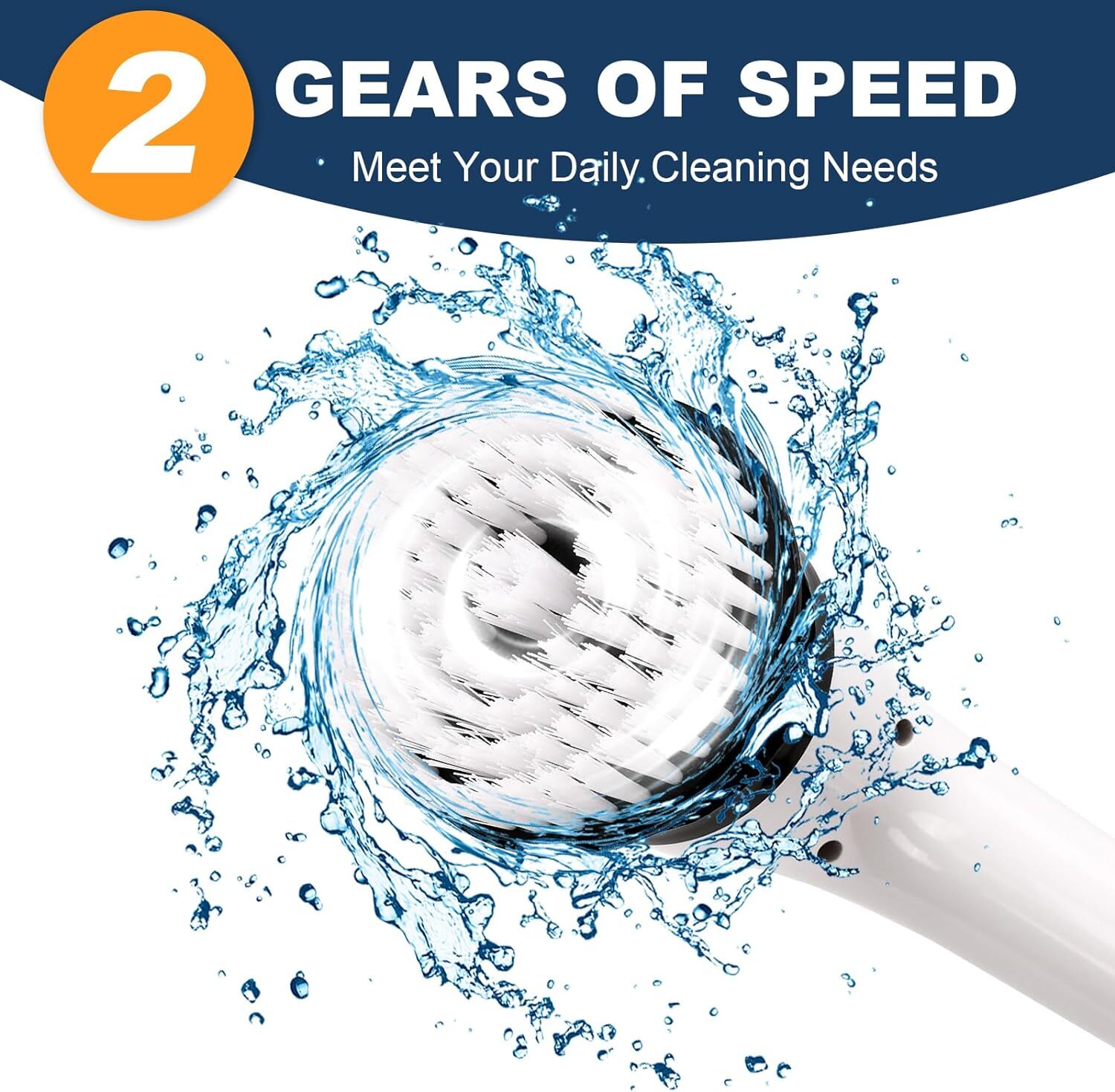 Cordless Electric Spin Scrubber Turbo Scrub Cleaning Brushs Chargeable Bathroom