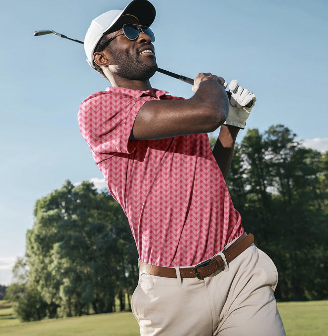 Men's 3D Printed Casual POLO Short Sleeves
