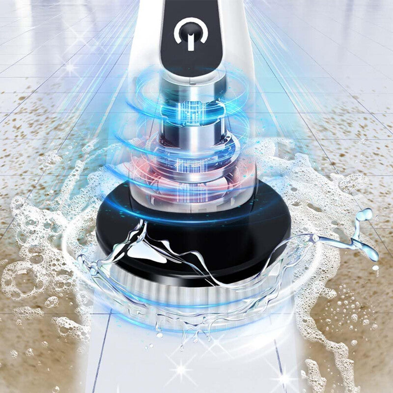 Cordless Electric Spin Scrubber Turbo Scrub Cleaning Brushs Chargeable Bathroom
