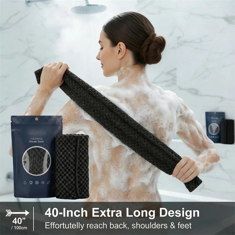 Daily Gentle Cleansing And Smoothing Bath Towel For Skin Care